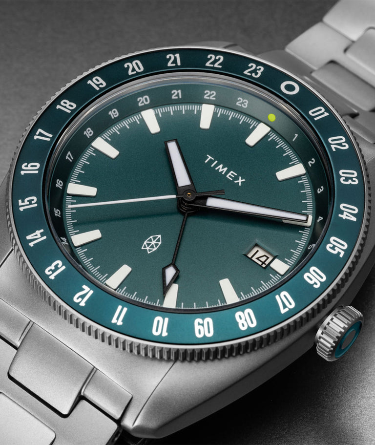 Timex x The James Brand Titanium Automatic GMT Watch