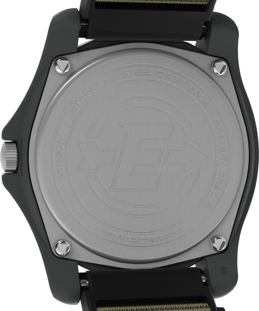 T42571 Expedition Camper 39mm Fabric Strap Watch Caseback Image