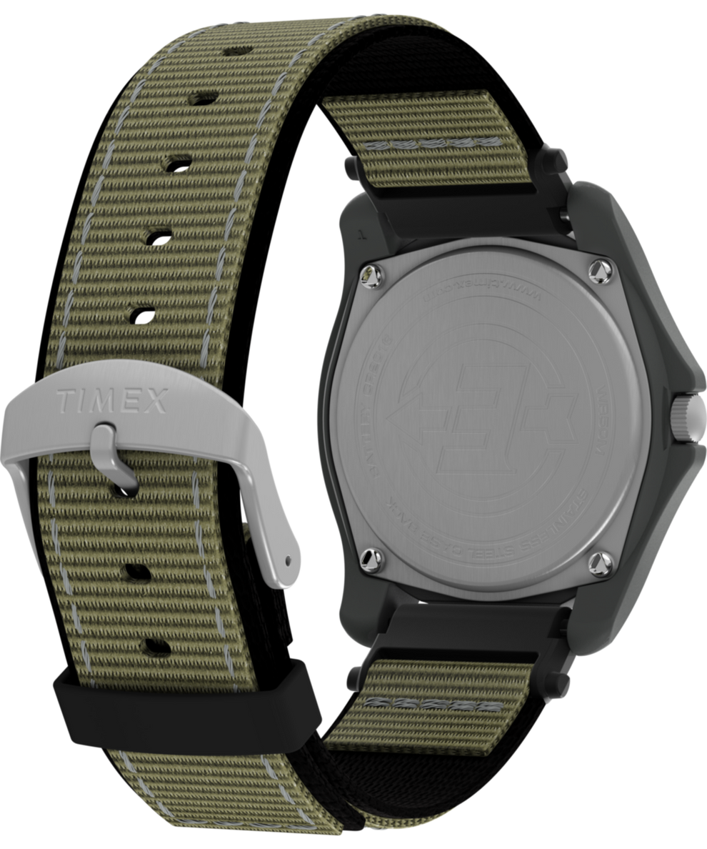 T42571 Expedition Camper 39mm Fabric Strap Watch Caseback with Attachment Image