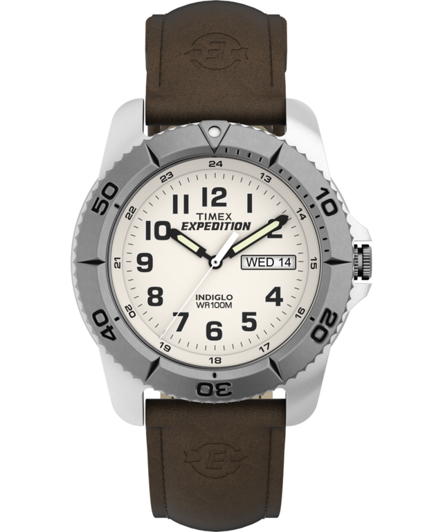 T46681 Expedition Traditional 40mm Leather Strap Watch Primary Image