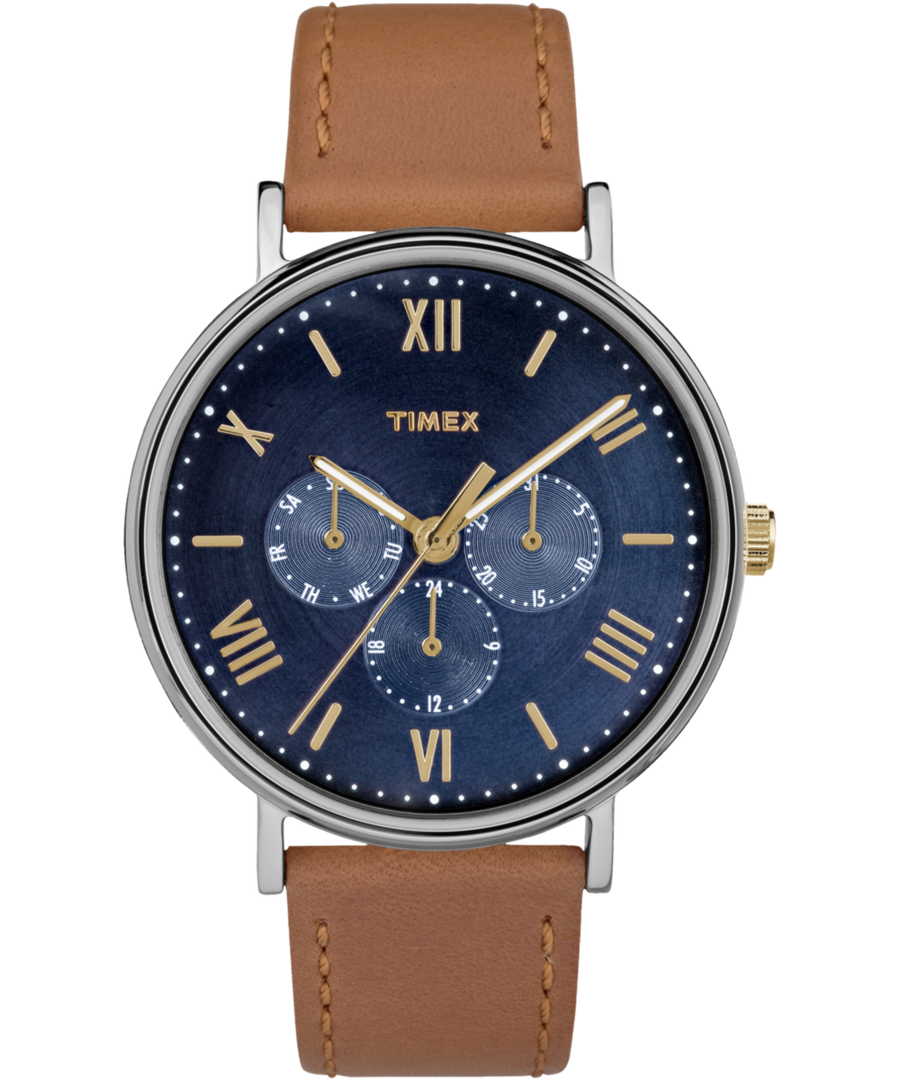TW2R29100 Southview Multifunction 41mm Leather Strap Watch Primary Image