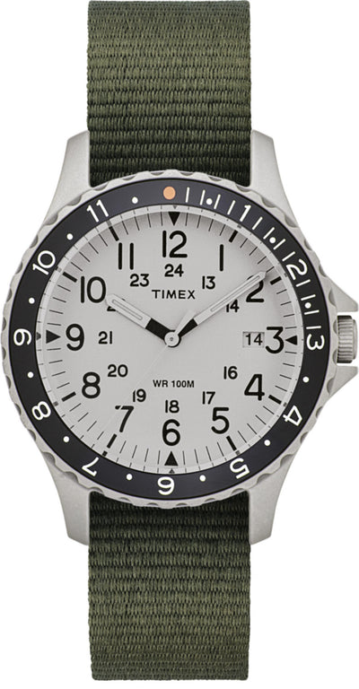 TW2T83500 Navi Ocean 38mm Reversible Fabric Strap Watch Profile Image