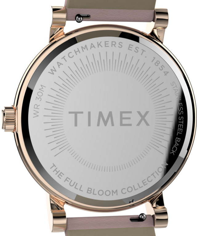 TW2U19300UK Full Bloom 38mm Leather Strap Watch caseback image