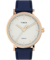 Fairfield 37mm Leather Strap Watch