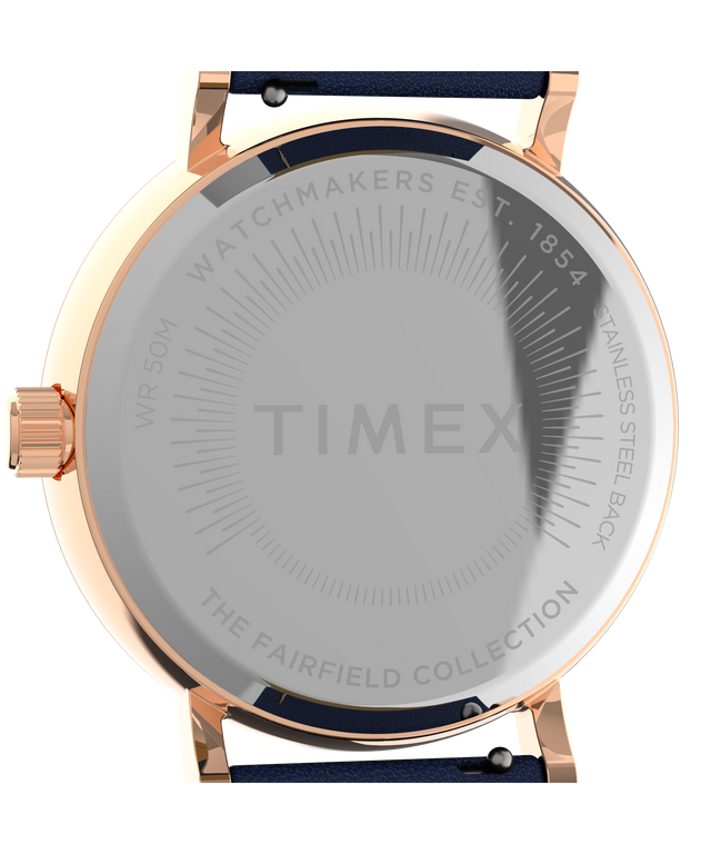 Fairfield 37mm Leather Strap Watch
