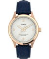 Waterbury Traditional 34mm Leather Strap Watch