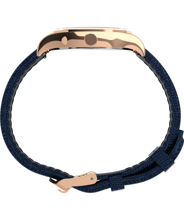 Waterbury Traditional 34mm Leather Strap Watch