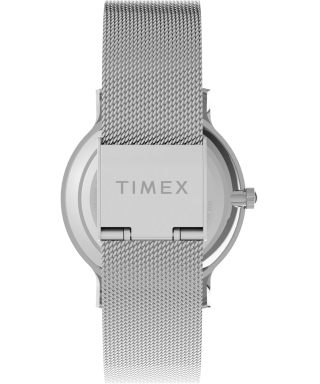TW2U98200 Transcend™ Floral 34mm Stainless Steel Mesh Band Watch Strap Image