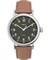 Timex Standard 40mm Leather Strap Watch