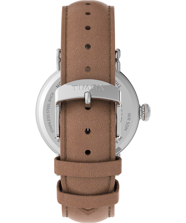 Timex Standard 40mm Leather Strap Watch