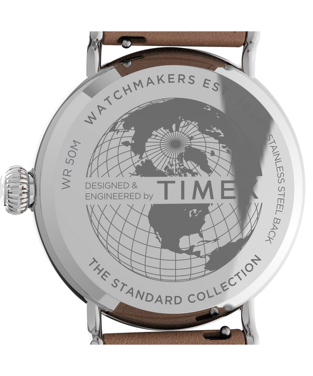 Timex Standard 40mm Leather Strap Watch