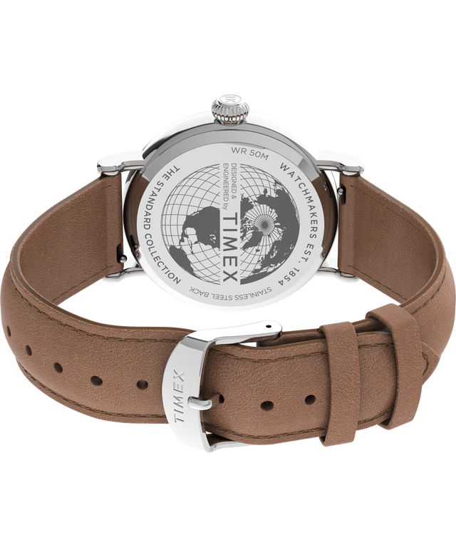 Timex Standard 40mm Leather Strap Watch