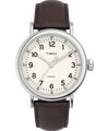Timex Standard 40mm Leather Strap Watch
