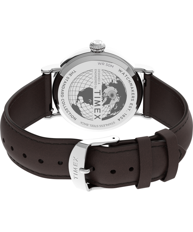 Timex Standard 40mm Leather Strap Watch