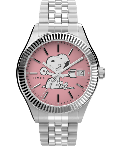 TW2V47400UK Timex Legacy x Peanuts 34mm Stainless Steel Bracelet Watch primary image