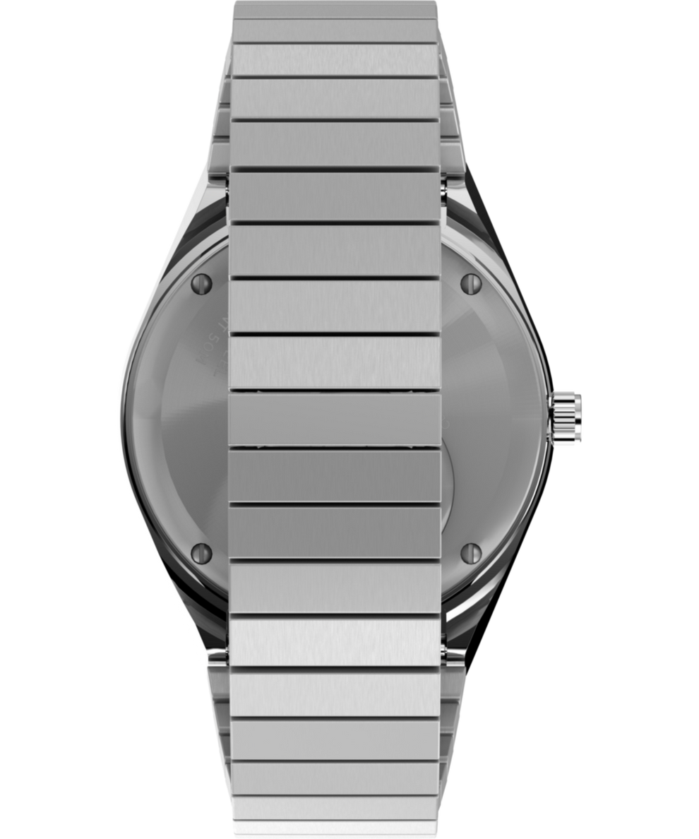 TW2V66000 Q Timex Rainbow 36mm Stainless Steel Expansion Band Watch Strap Image