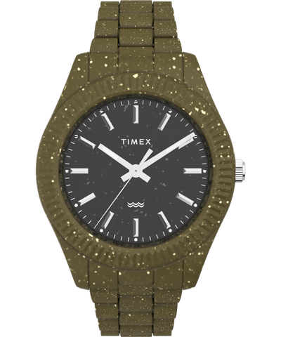 TW2V77100 Timex Legacy Ocean 42mm Recycled Plastic Bracelet Watch Primary Image