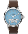 Timex Standard x Peanuts Gang's All Here 40mm Leather Strap Watch