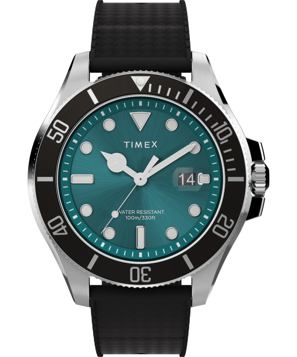 Harborside Coast 44mm Synthetic Rubber Strap Watch - TW2V91700