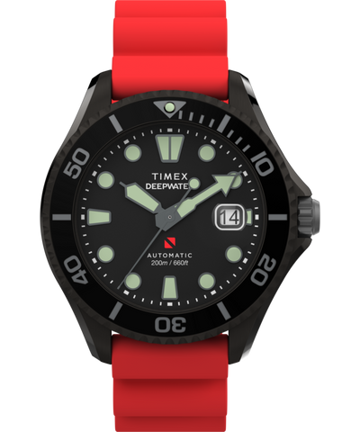 TW2W21000 Deepwater Tiburón Automatic 43mm Synthetic Rubber Strap Watch Primary Image