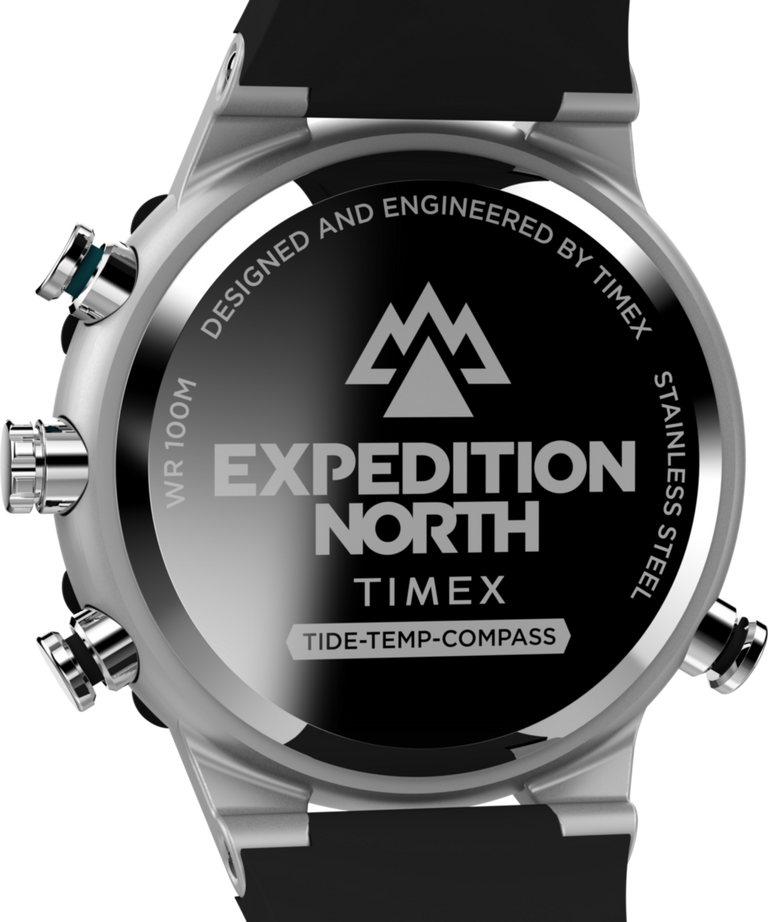 Expedition North® Tide-Temp-Compass 45mm Silicone Strap Watch