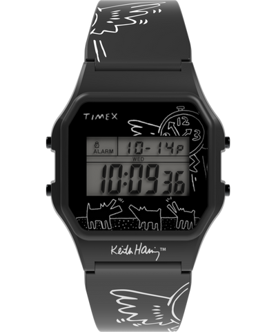 TW2W25500 Timex T80 x Keith Haring 34mm Resin Strap Watch Primary Image