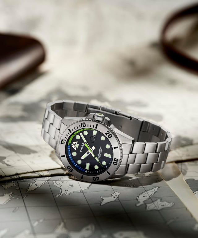 TW2W41900 Expedition Anchorage 42mm Stainless Steel Bracelet Watch Campaign Key Silhouettes (Beauty shots) Image