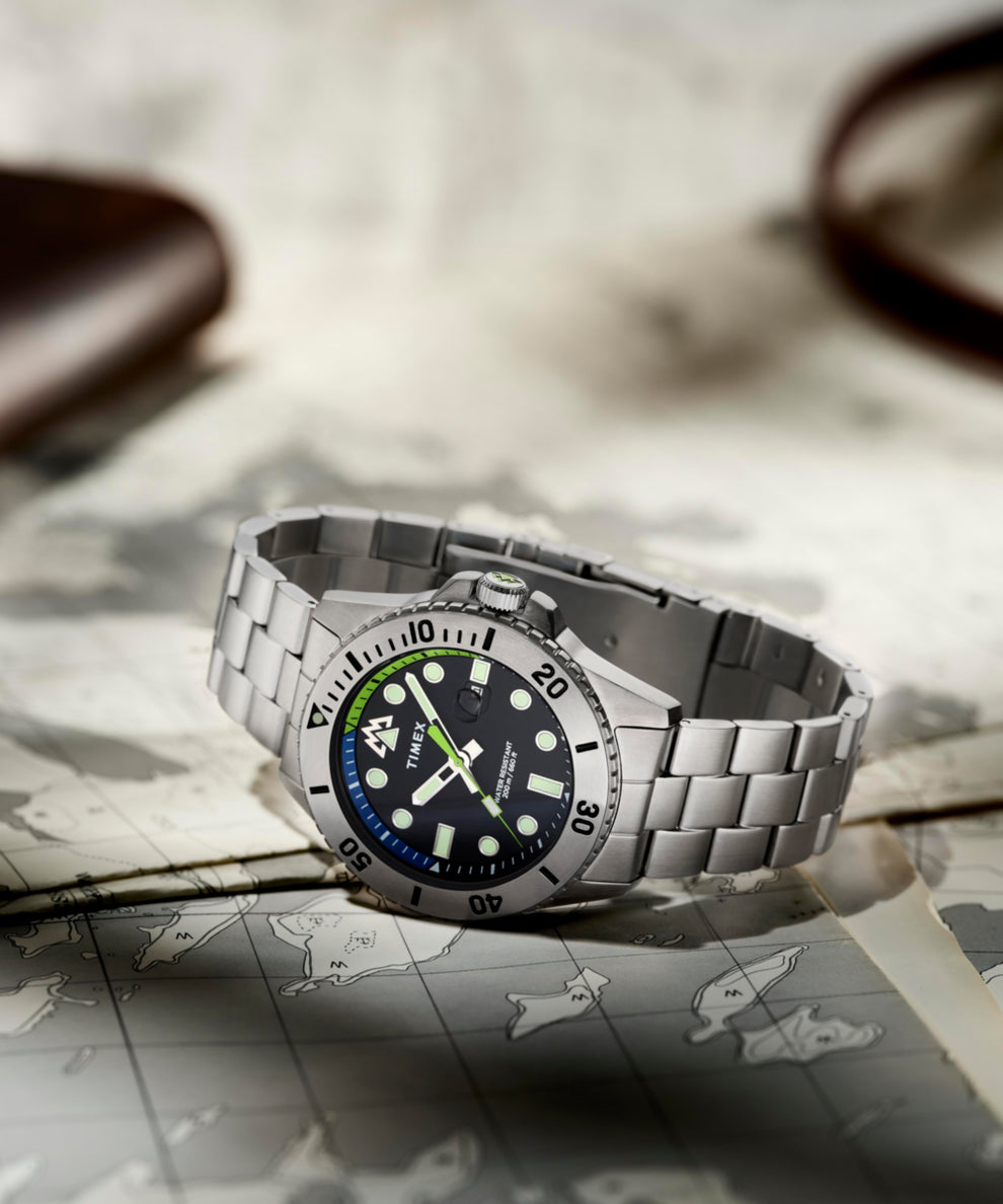 TW2W41900 Expedition Anchorage 42mm Stainless Steel Bracelet Watch Campaign Key Silhouettes (Beauty shots) Image