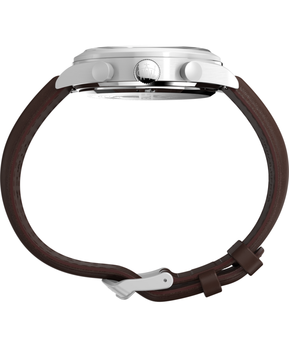 TW2W47900 Waterbury Traditional Fly Back Chronograph 43mm Leather Strap Watch Profile Image