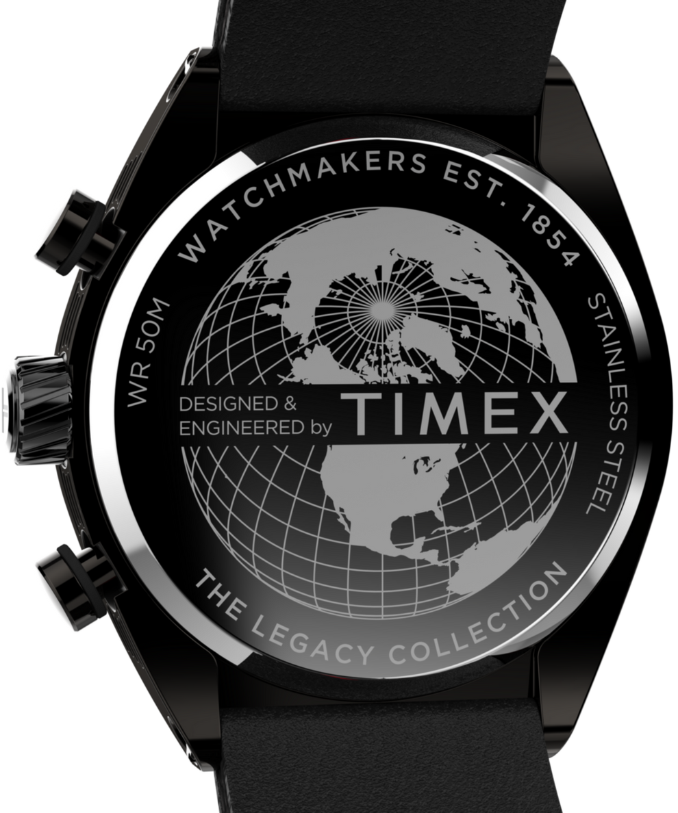 TW2W50200 Timex Legacy Tonneau 42mm Fabric Strap Watch Caseback Image