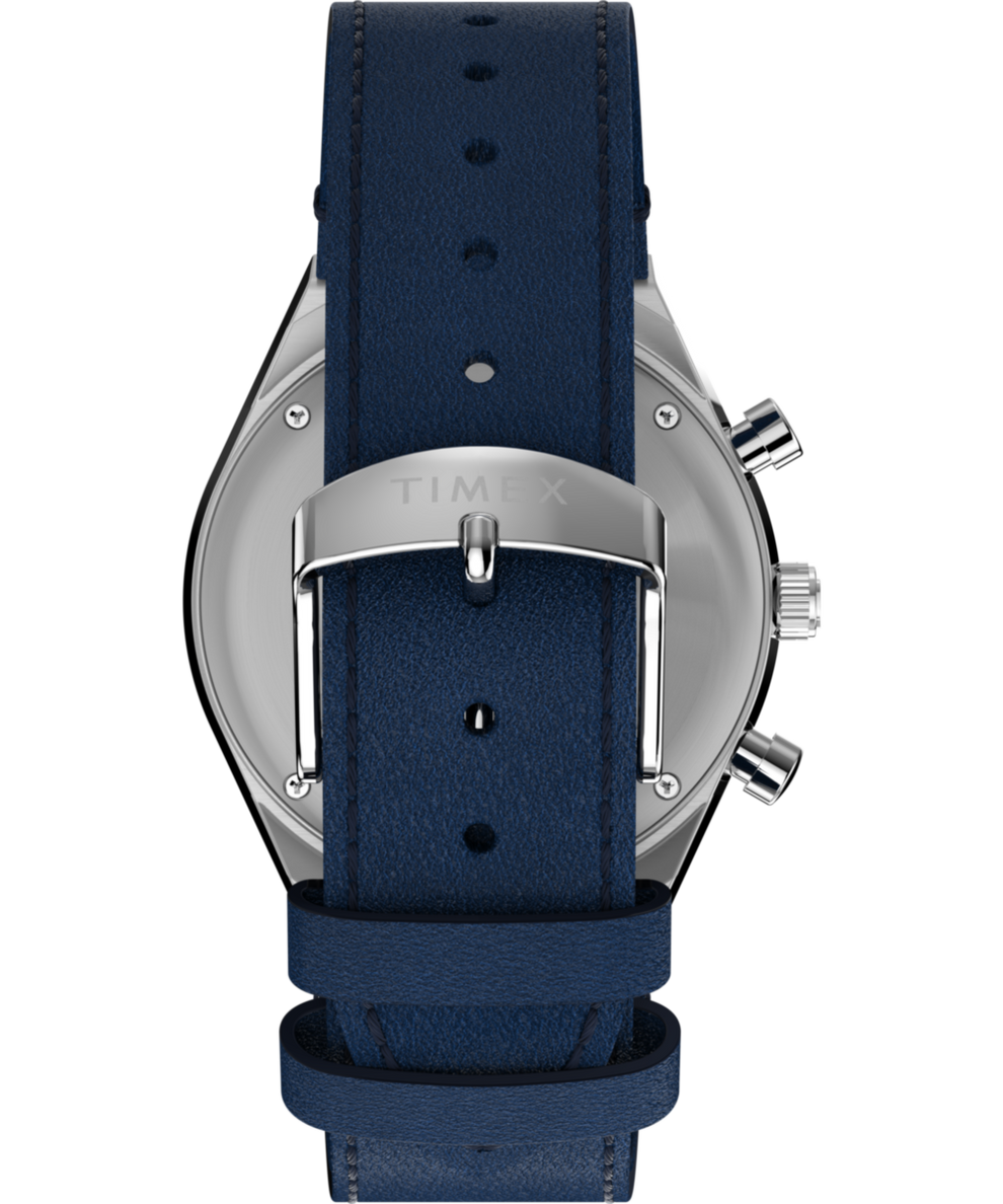 TW2W51700 Q Timex Chronograph 40mm Leather Strap Watch Strap Image