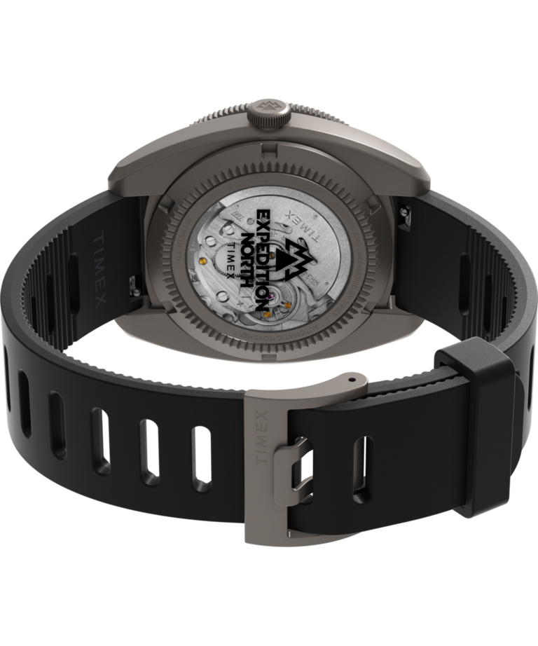 TW2W53000 Expedition GMT Titanium Automatic 41mm Silicone Strap Watch Caseback with Attachment Image