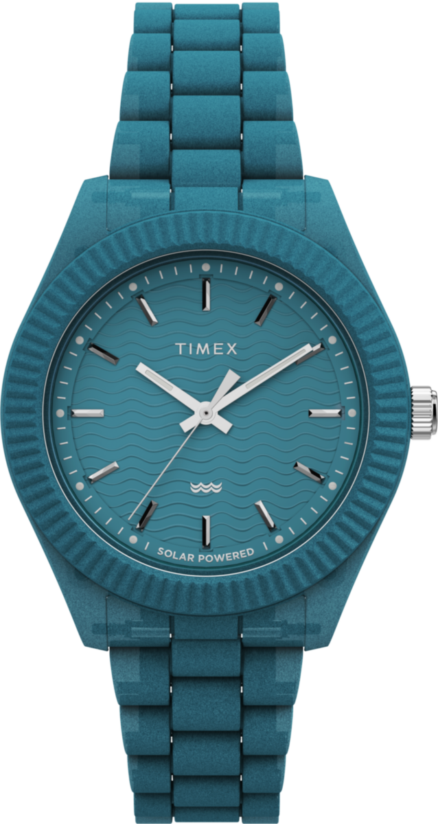 TW2W56400 Timex Legacy Ocean 37mm Recycled Plastic Bracelet Watch Primary Image