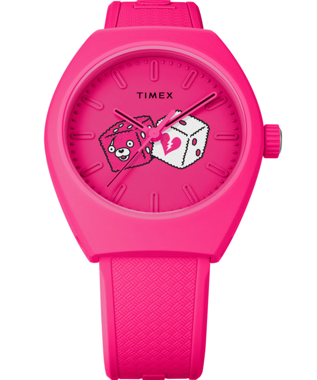 TW2W96800 Timex Urban Pop x Fortnite® 40mm Bio-TPU Strap Watch Campaign Key Silhouettes (Beauty shots) Image