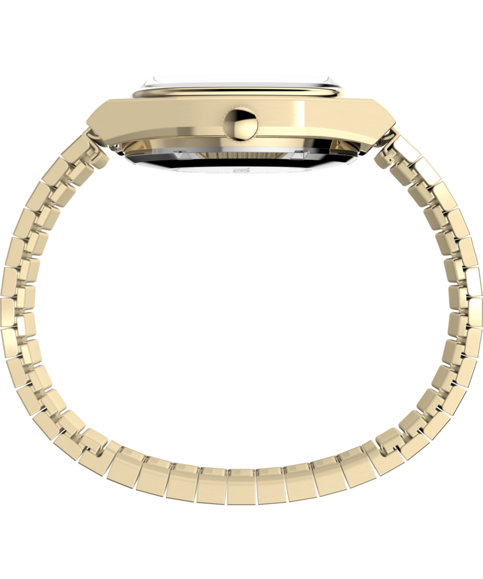 TW2Y07200 Timex® Automatic 1983 E Line Reissue 34mm Gold-Tone Expansion Band Watch Profile Image