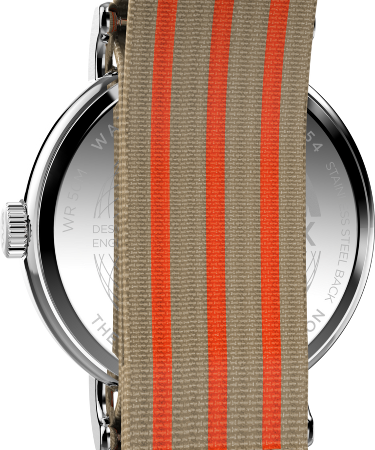 TW2Y08900 Timex Weekender 40mm Fabric Strap Watch Caseback Image