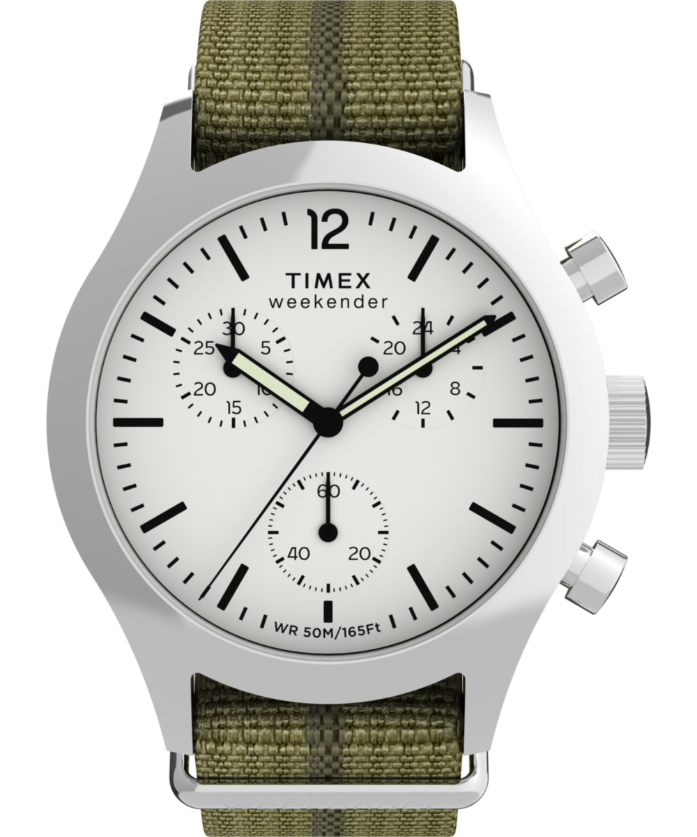 Timex Weekender New England Chronograph 40mm Eco-Conscious Fabric