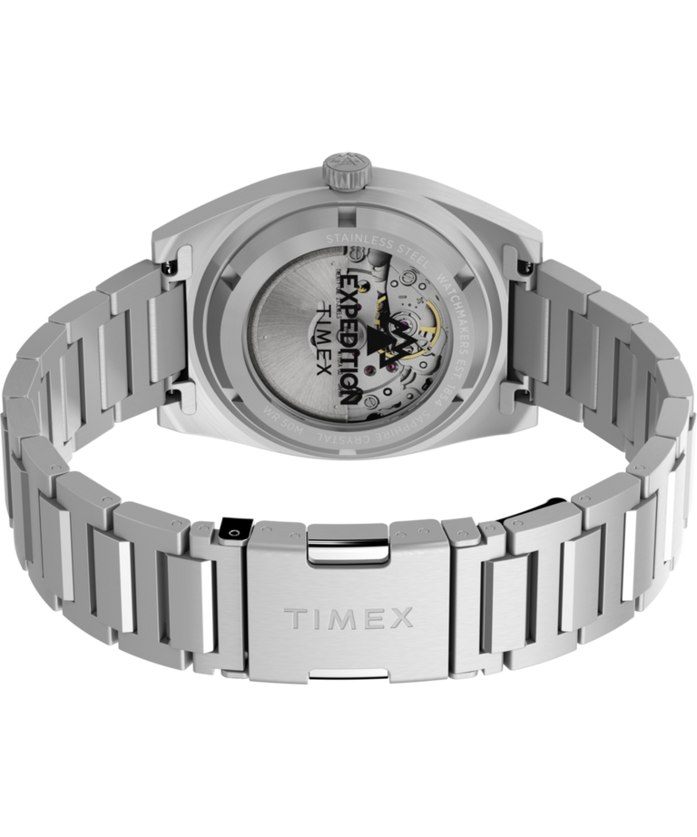 TW2Y39600 Expedition® Capstone Automatic 39mm Stainless Steel Bracelet Watch Caseback with Attachment Image