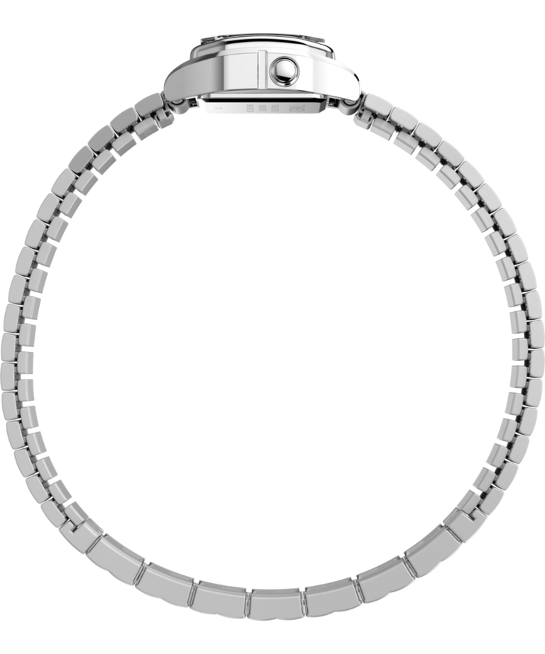 TW2Y46500 Teeny Tiny Timex Endorsed by Dimepiece 20mm Stainless Steel Expansion Band Watch with Perfect Fit Profile Image
