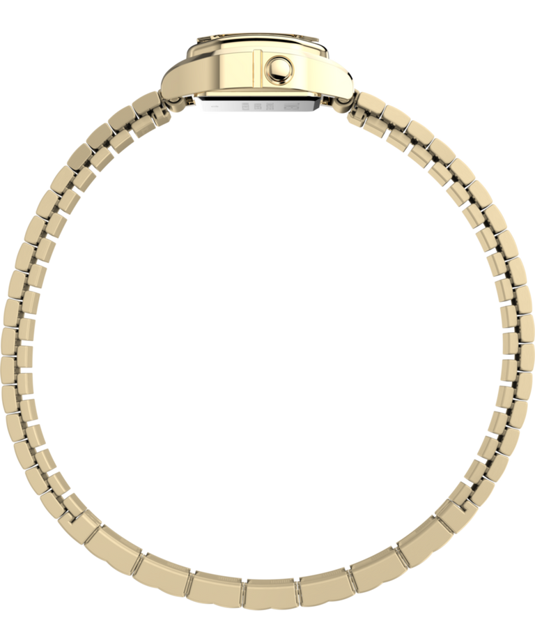 TW2Y46600 Teeny Tiny Timex Endorsed by Dimepiece 20mm Stainless Steel Expansion Band Watch with Perfect Fit Profile Image