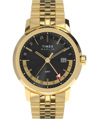 TW2Y47700 Marlin® Quartz GMT 40mm Stainless Steel Bracelet Watch Primary Image