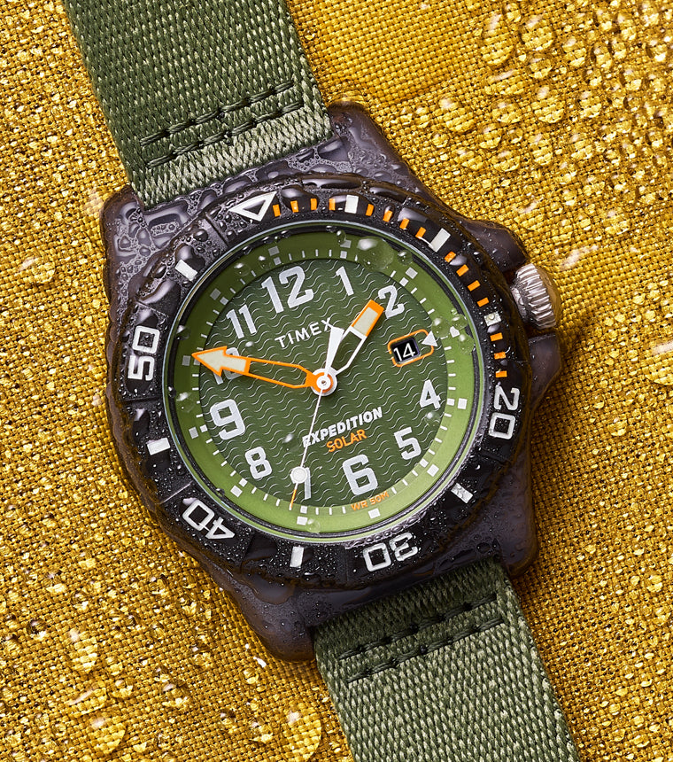 Expedition Freedive Ocean 46mm Recycled Fabric Strap Watch - TW2V40400 |  Timex UK