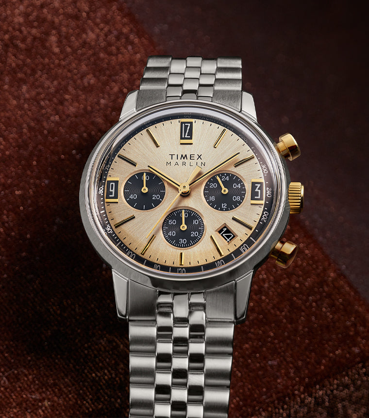 TAEKWO Marlin® Chronograph Tachymeter 40mm Stainless Steel Bracelet Watch