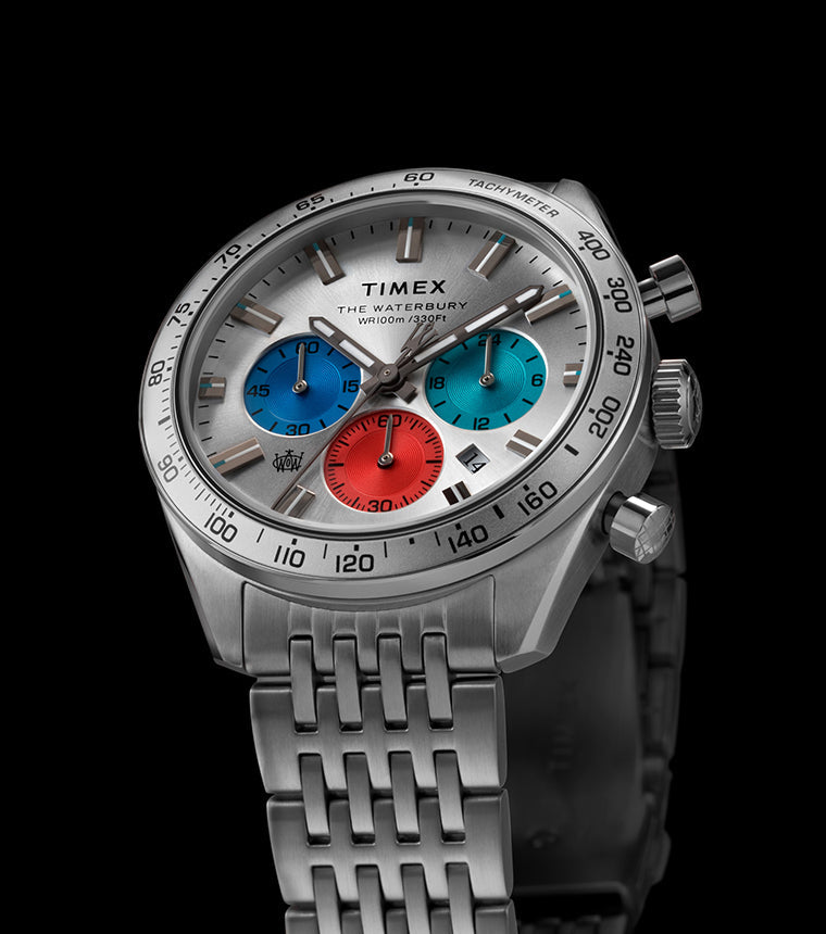 Waterbury Chronograph 41mm Stainless Steel Bracelet Watch