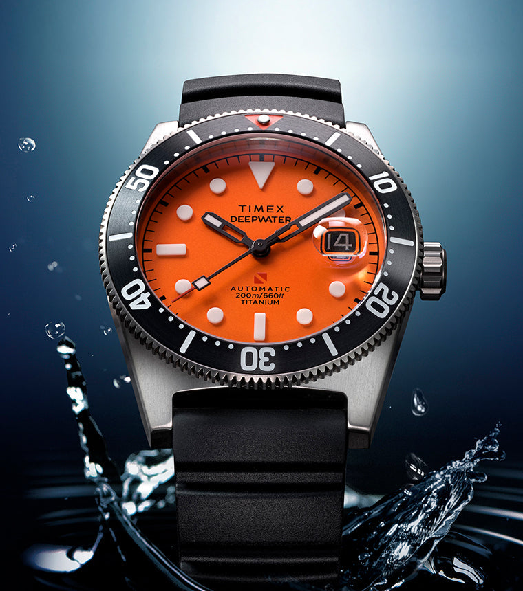 Deepwater Reef 200 Titanium Automatic 41mm Synthetic Rubber Strap