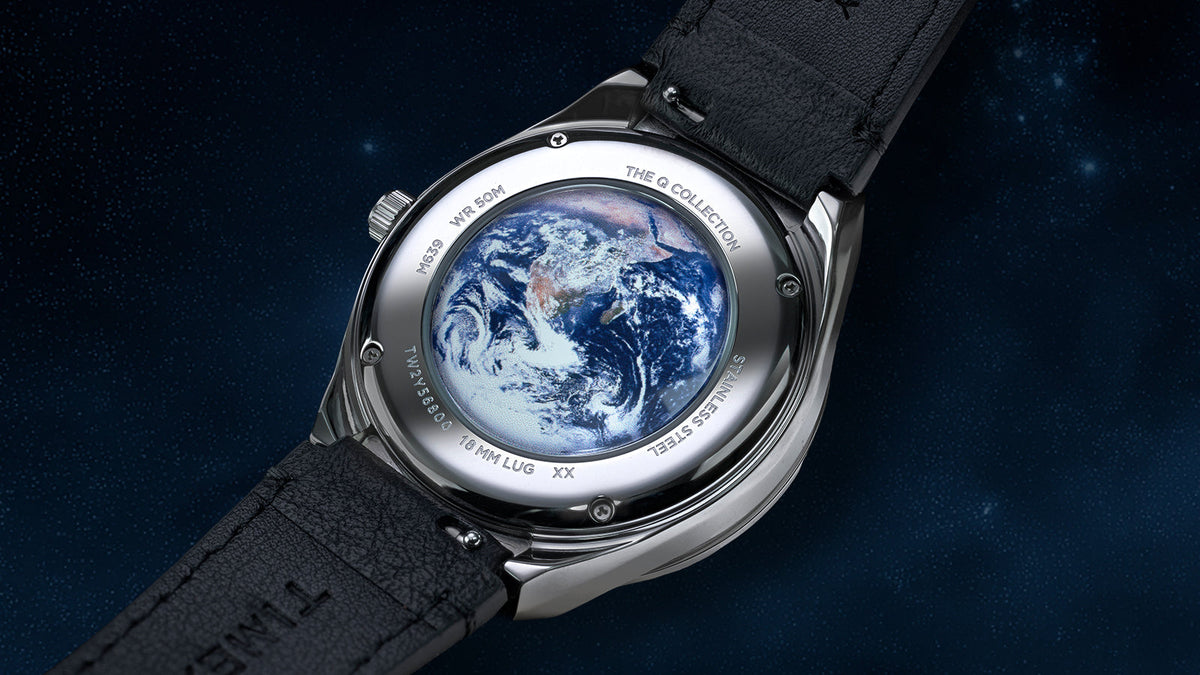 Q Timex NASA 40mm Leather Strap Watch - TW2Y56800 | Timex UK