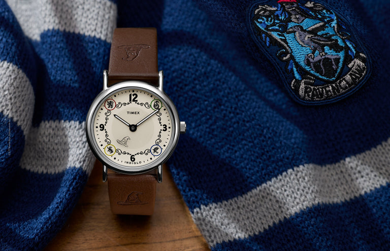 Harry Potter x Timex Weekender Ravenclaw House 38mm Leather Strap Watc ...