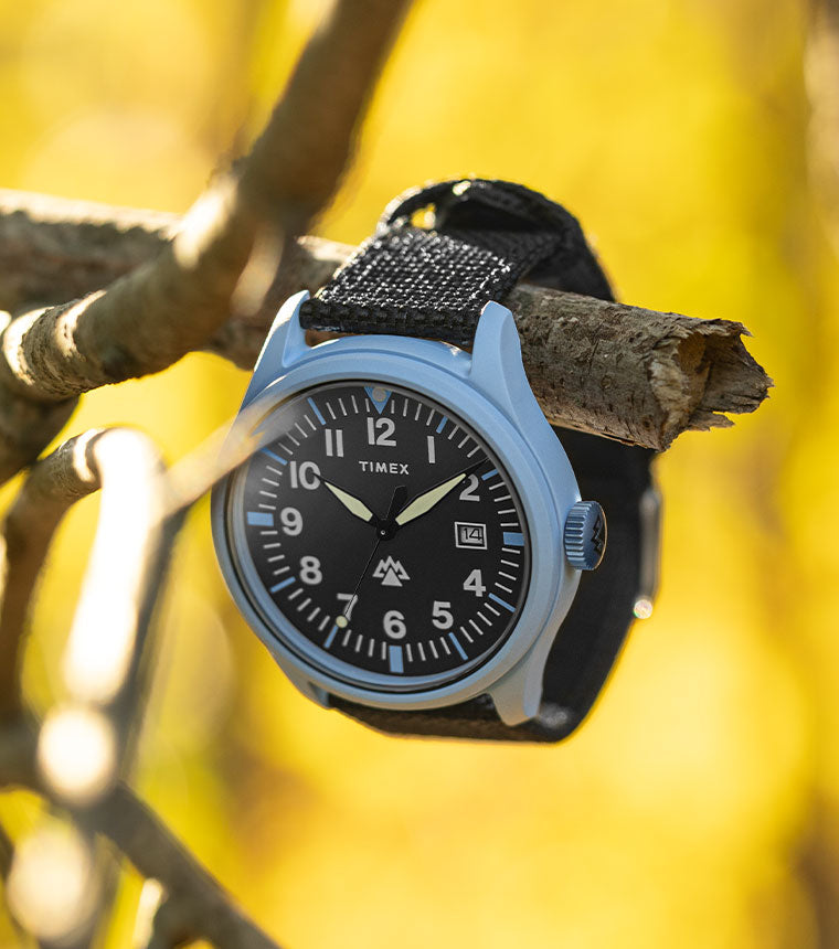 Expedition Traprock 43mm Recycled Fabric Strap Watch