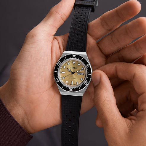 M79 Automatic 40mm Synthetic Rubber Strap Watch - TW2W47600 | Timex UK
