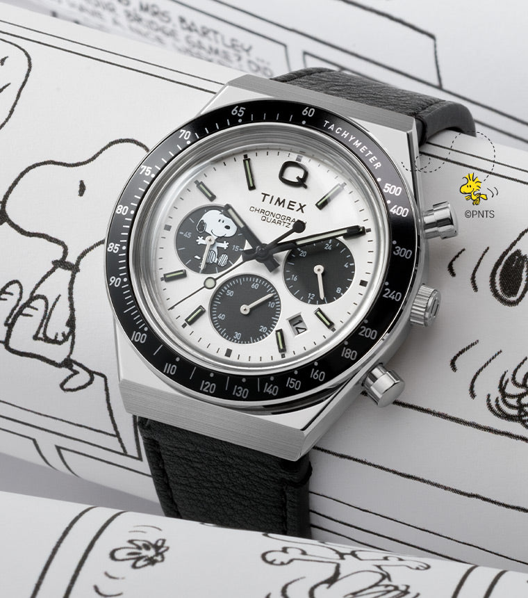 Q Timex Chronograph x Peanuts Snoopy Watch
